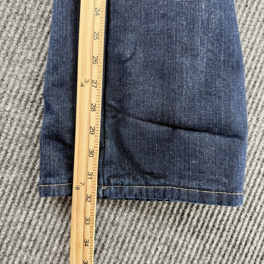 Dickies Flannel Lined Jeans Women 16 Straight Leg Red Plaid Workwear - Picture 8 of 10